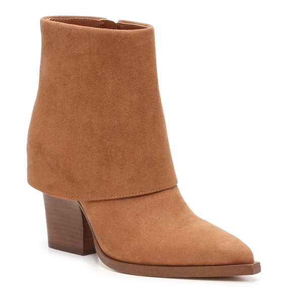 Jessica simpson Lerra foldover Bootie brown - Picture 8 of 16